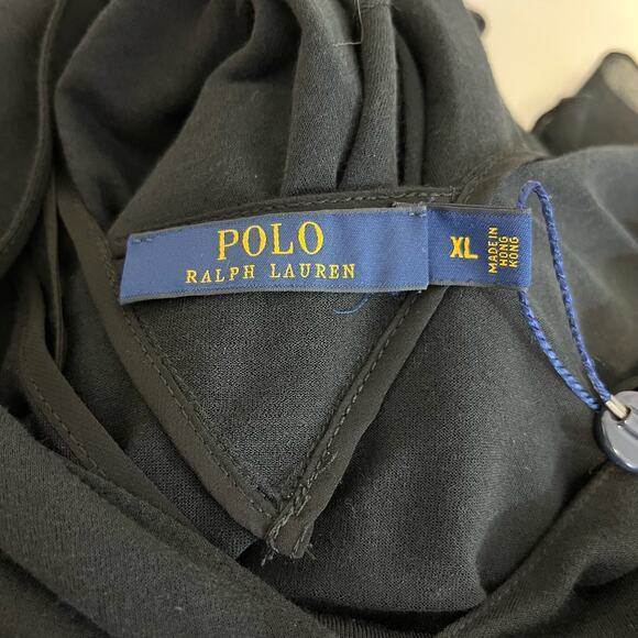 Polo Ralph Lauren Dress Womens XL Black Whimsigoth Sheer Fairygrunge Elegant - Picture 8 of 11